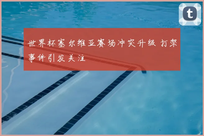世界杯塞尔维亚赛场冲突升级 打架事件引发关注